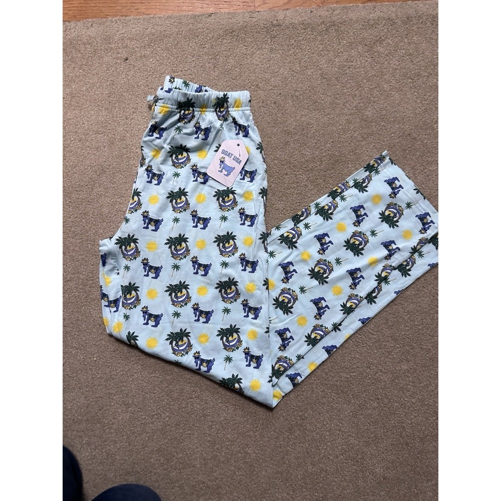 Goat USA Lazy Chillin Pajama Pants Small Lounge Blue NWT New‎ Ice Blue